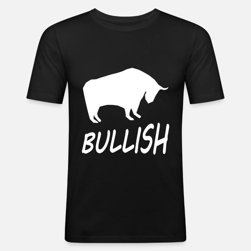 Les actions et l’argent - T-shirt près du corps Homme - noir