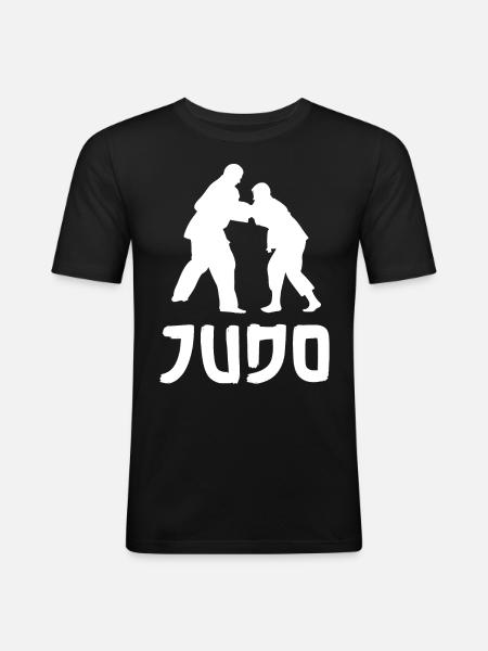 Judo - Men's Slim Fit T-Shirt - black