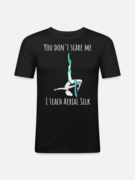 Air winner. Air silk - Men's Slim Fit T-Shirt - black