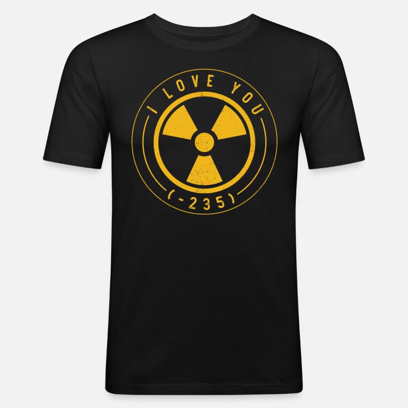 Nuclear Engineer, Nuclear Science, Science - Men's Slim Fit T-Shirt - black
