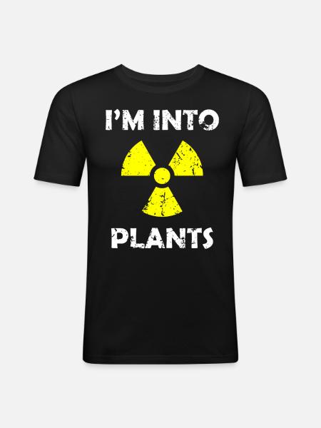 Nuclear Engineer, Nuclear Science, Science - Men's Slim Fit T-Shirt - black