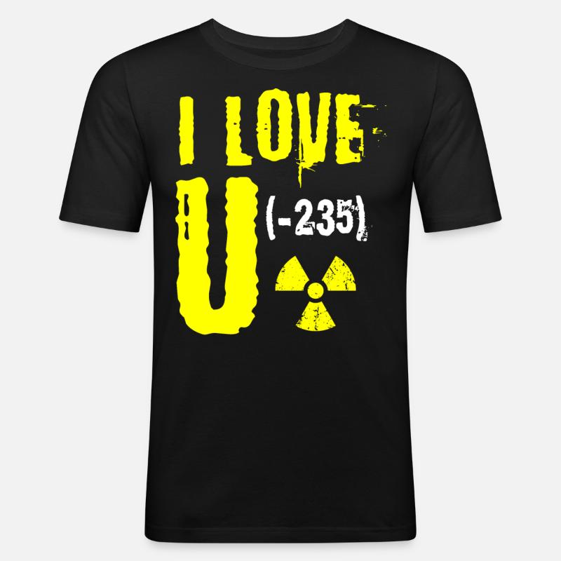 Nuclear Engineer, Nuclear Science, Science - Men's Slim Fit T-Shirt - black