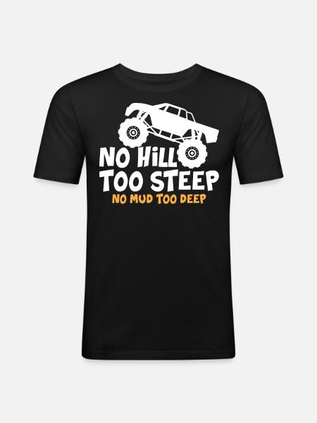 Off-road, 4x4, 4-wheel - Men's Slim Fit T-Shirt - black