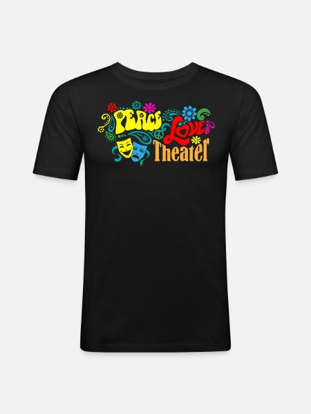 Broadway, Musical, Theater - Men's Slim Fit T-Shirt - black