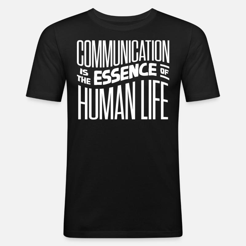 Speech-language pathology, speech-language pathologist - Men's Slim Fit T-Shirt - black