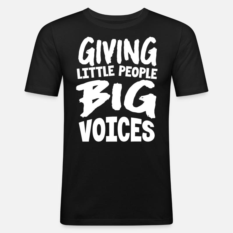 Speech-language pathology, speech-language pathologist - Men's Slim Fit T-Shirt - black