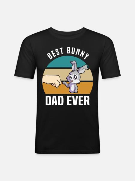Hare - Men's Slim Fit T-Shirt - black