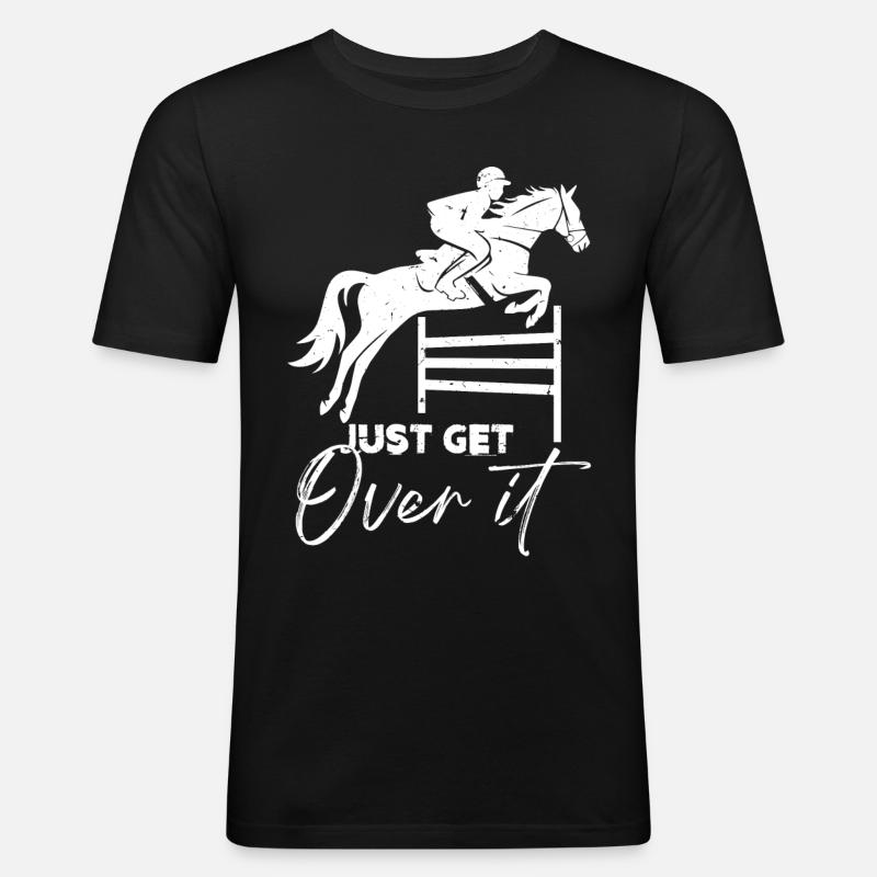 Pferd, Pferde, Mädchen Und Pferde - Männer Slim Fit T-Shirt - Schwarz