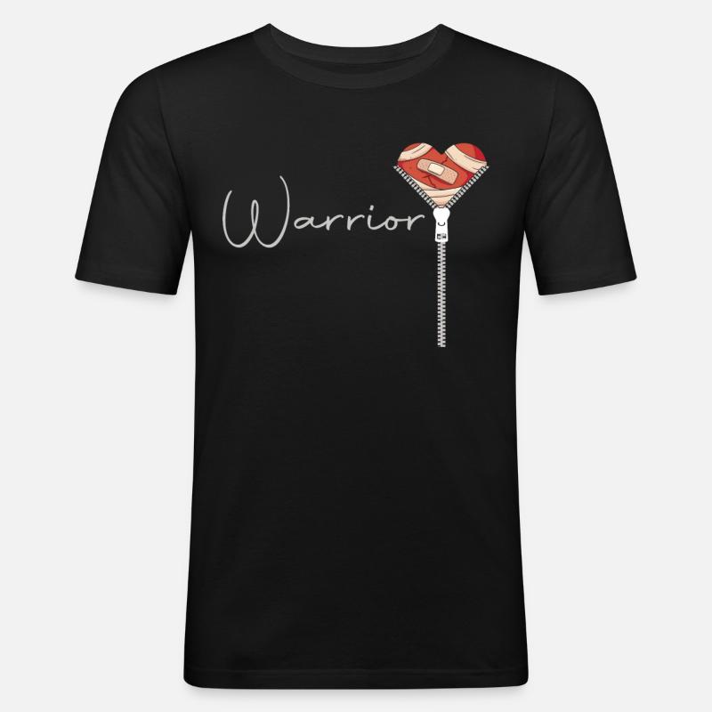 Erholung Der Herzoperation. - Männer Slim Fit T-Shirt - Schwarz