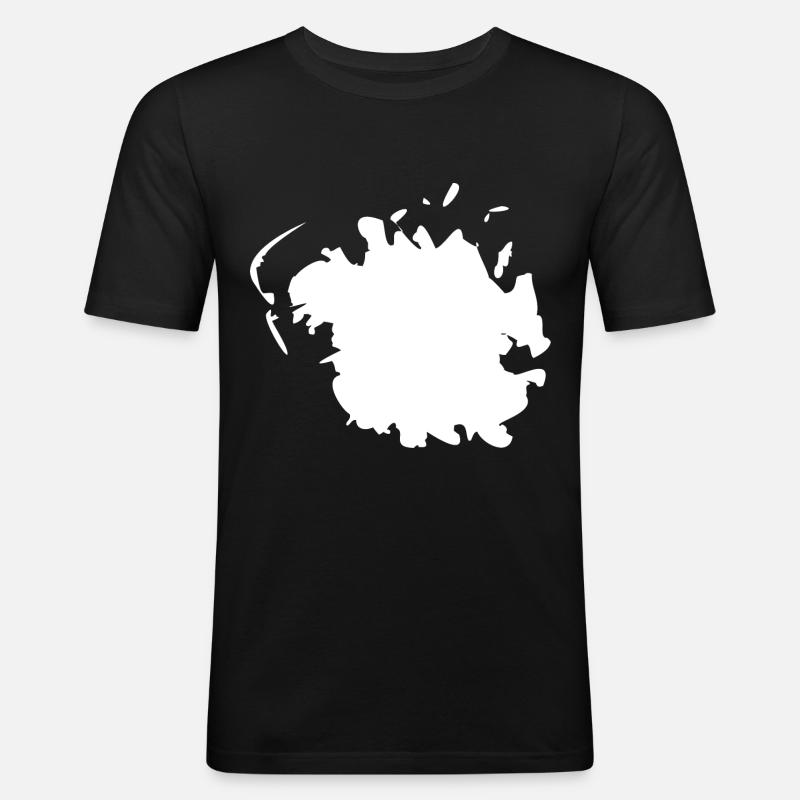 Micronesia map flag - Men's Slim Fit T-Shirt - black