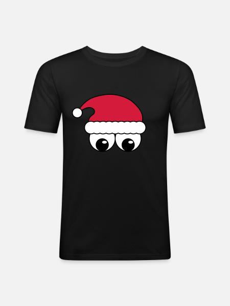Santa Claus - Men's Slim Fit T-Shirt - black