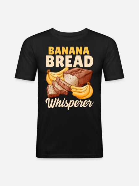 Bread Baking Bread Maker - Men's Slim Fit T-Shirt - black
