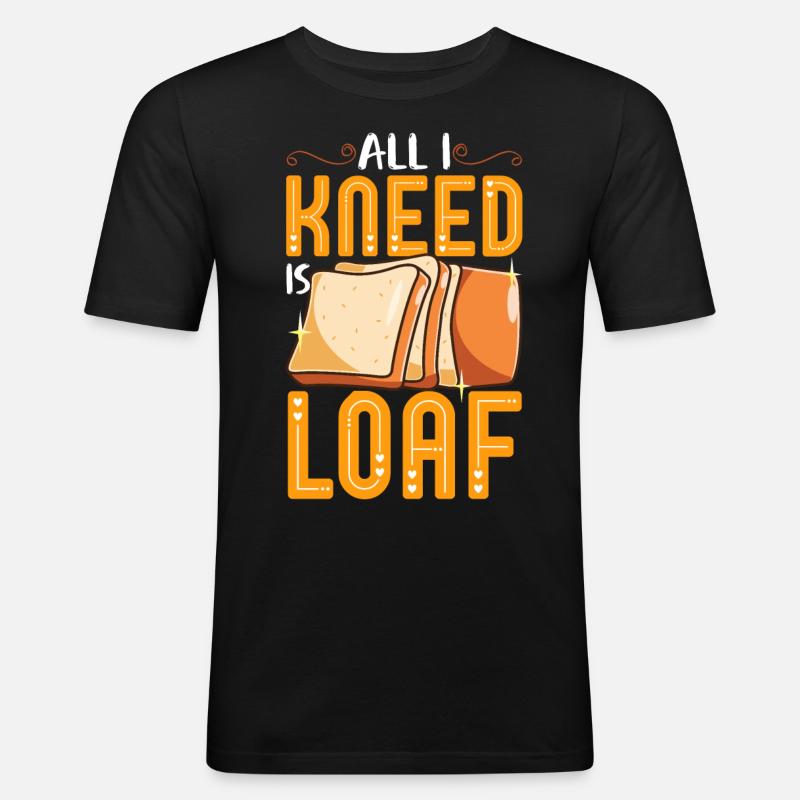 Bread Baking Bread Maker - Men's Slim Fit T-Shirt - black