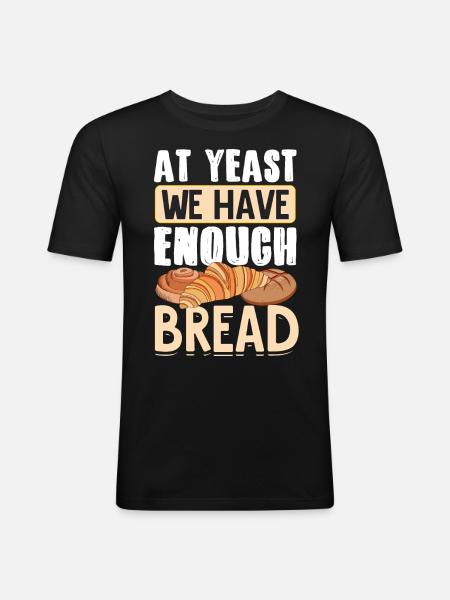 Bread Baking Bread Maker - Men's Slim Fit T-Shirt - black