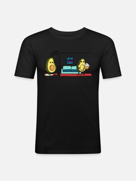 Cinéma d’avocat - T-shirt près du corps Homme - noir