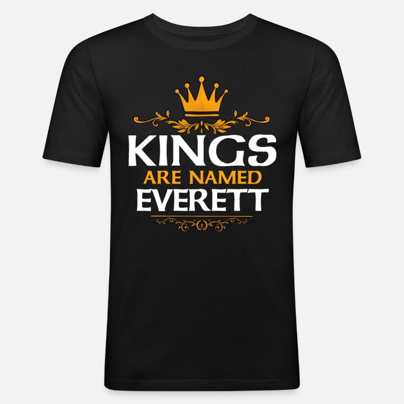 Everett - Men's Slim Fit T-Shirt - black