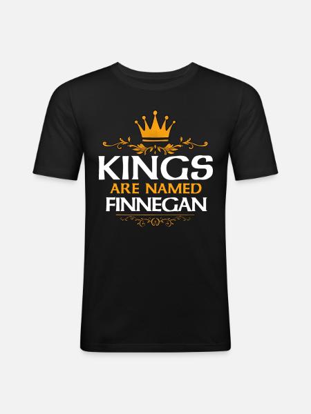 Finnegan - Men's Slim Fit T-Shirt - black