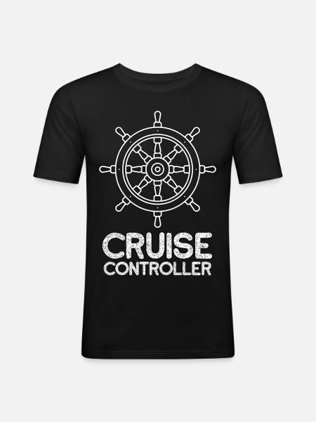 Cruise Controller | Water Command - Men's Slim Fit T-Shirt - black