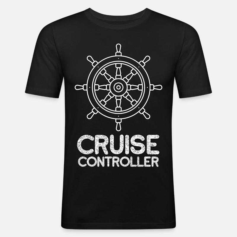 Cruise Controller | Water Command - Men's Slim Fit T-Shirt - black