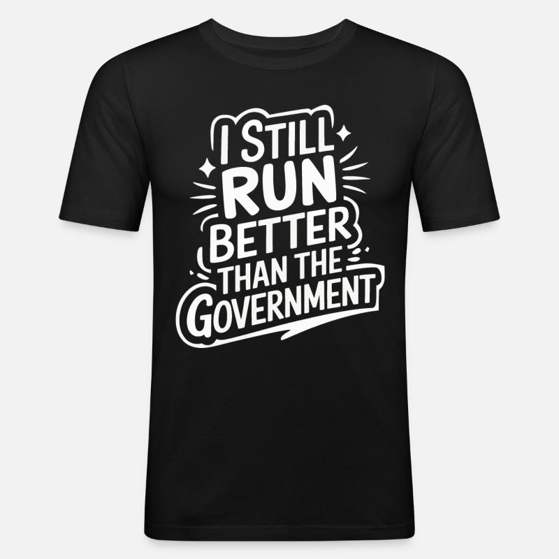 Invalidité due à l’amputation - T-shirt près du corps Homme - noir
