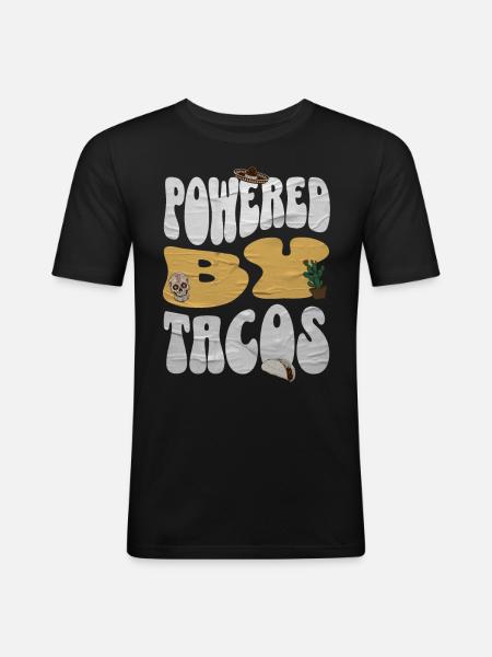Taco - Men's Slim Fit T-Shirt - black