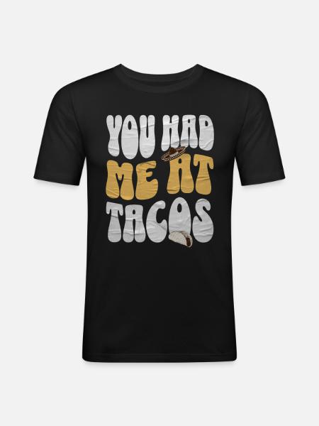 Taco - Men's Slim Fit T-Shirt - black