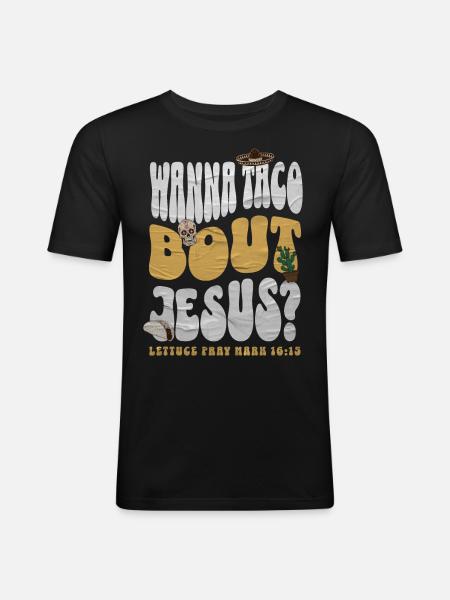 Taco - T-shirt près du corps Homme - noir