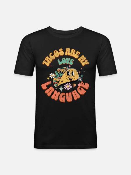 Taco - Men's Slim Fit T-Shirt - black