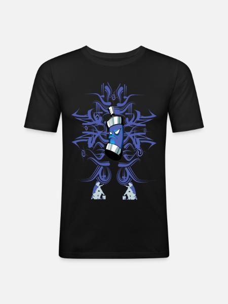 graffiti - Men's Slim Fit T-Shirt - black