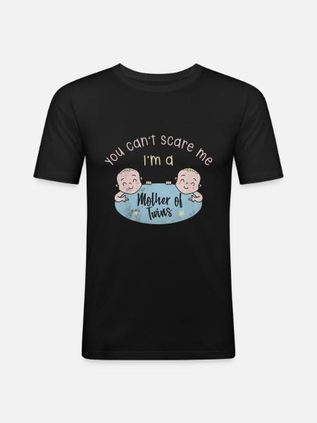 Twins - Men's Slim Fit T-Shirt - black