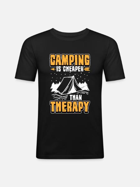 camper - Men's Slim Fit T-Shirt - black