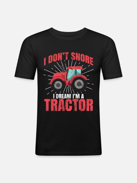 Tractor - Men's Slim Fit T-Shirt - black