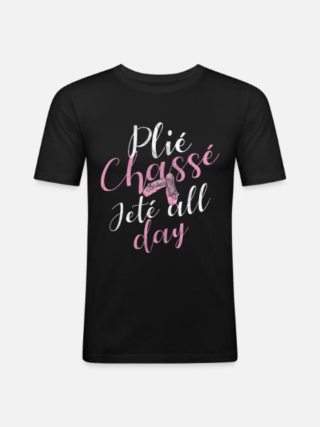 ballet - Men's Slim Fit T-Shirt - black