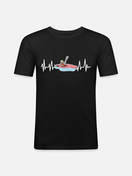 kayak - Men's Slim Fit T-Shirt - black