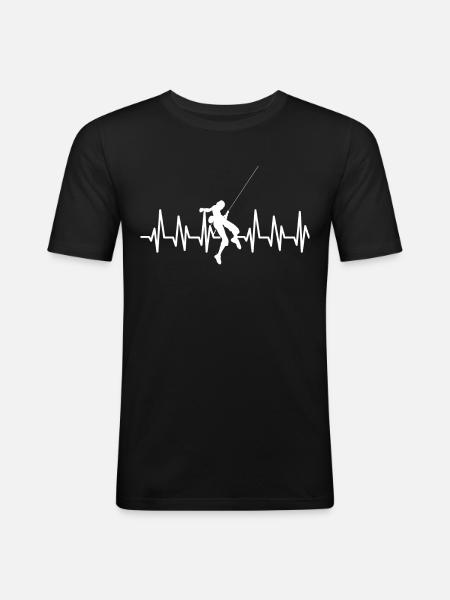 Climbing Mountaineering Climbing Park Bouldering - Men's Slim Fit T-Shirt - black