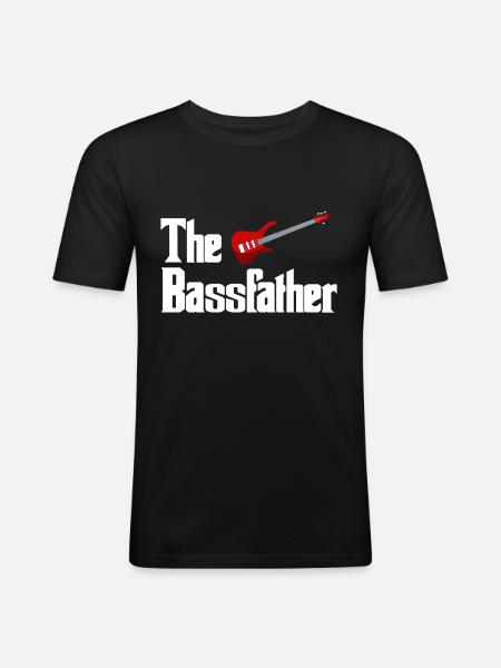 bassist - Men's Slim Fit T-Shirt - black