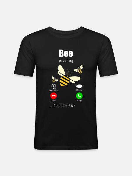 beekeeper - Men's Slim Fit T-Shirt - black