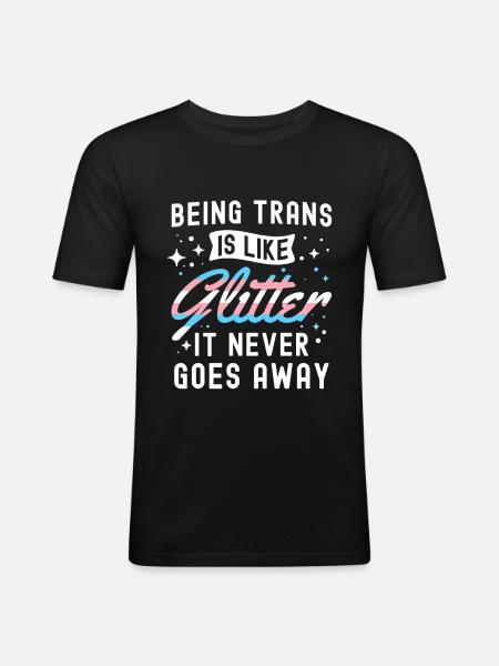 Transgender - Men's Slim Fit T-Shirt - black