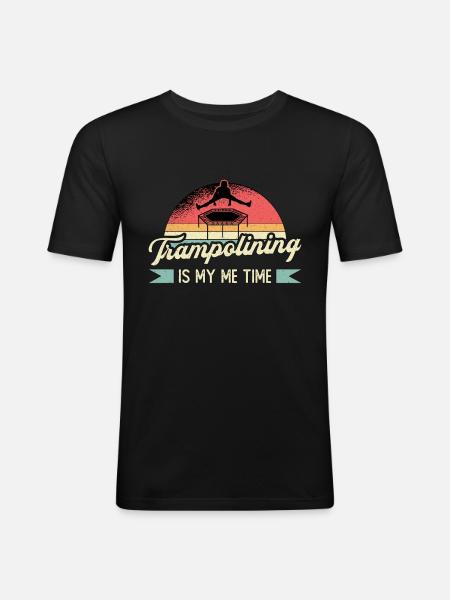 Trampolines Trampoline Trampoline Jumper Gift - Men's Slim Fit T-Shirt - black