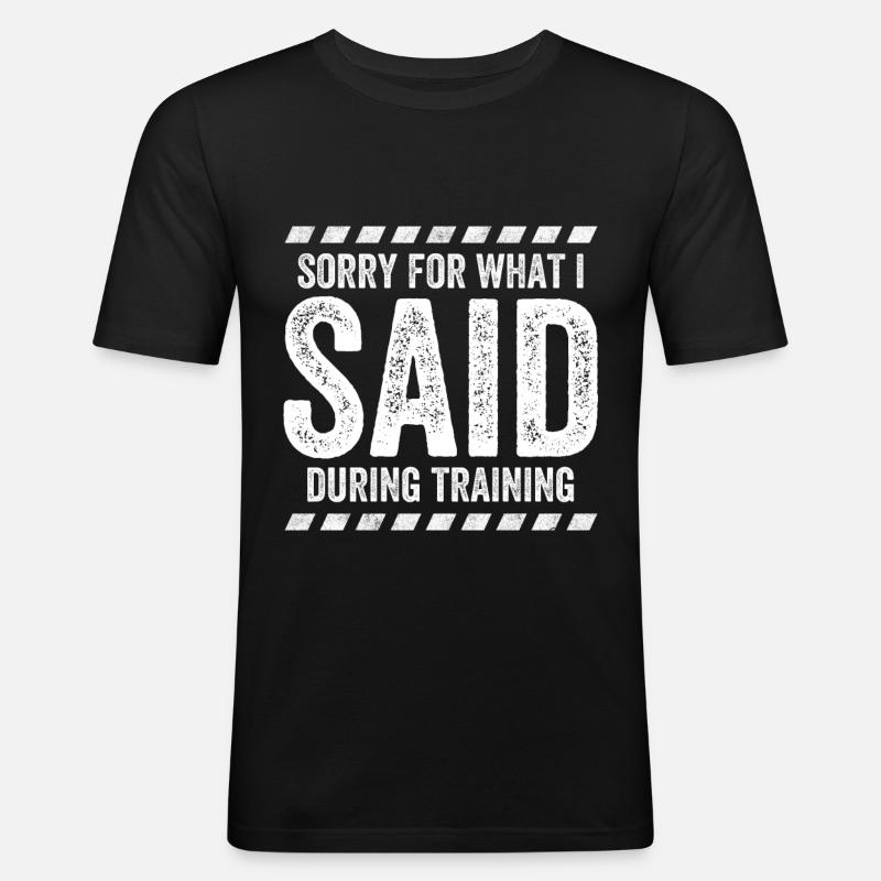 Personal Trainer - Männer Slim Fit T-Shirt - Schwarz