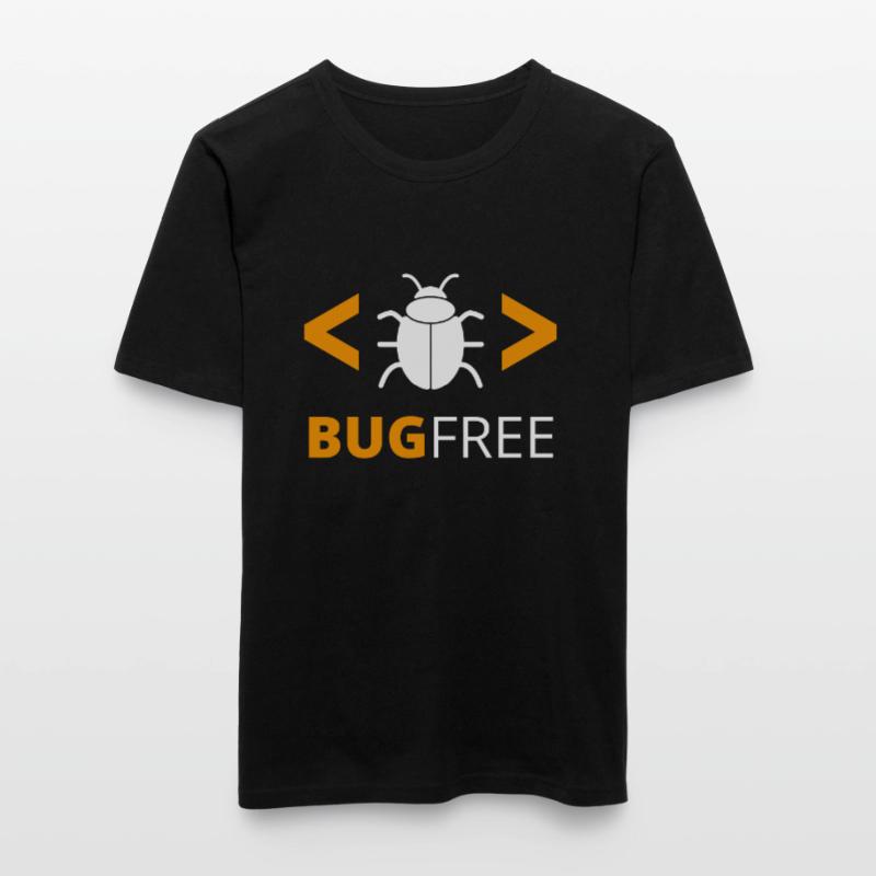 Bugfree Error Free Programmer Code Geek Men's Slim Fit T-Shirt