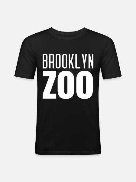 Brooklyn Zoo - Men's Slim Fit T-Shirt - black