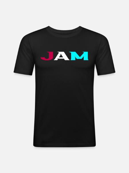 JAM - Men's Slim Fit T-Shirt - black