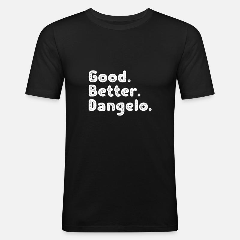 Good better Dangelo - Men's Slim Fit T-Shirt - black