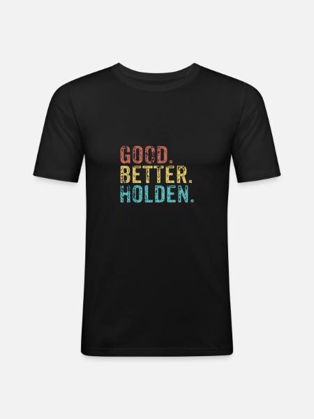 Cool guys are called Holden - Men's Slim Fit T-Shirt - black