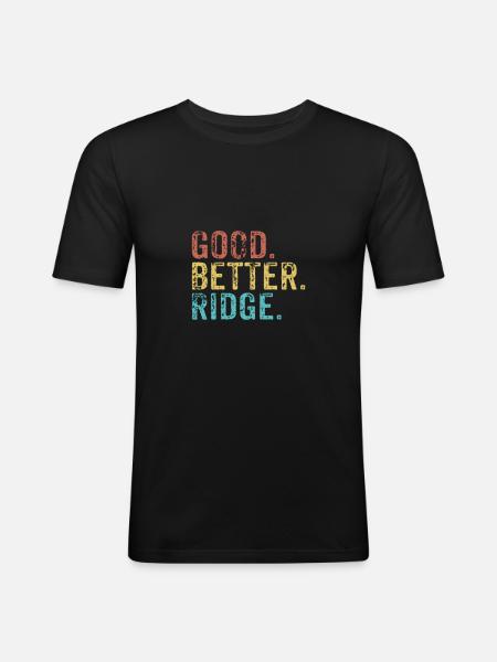 Cool guys are called ridge - Men's Slim Fit T-Shirt - black