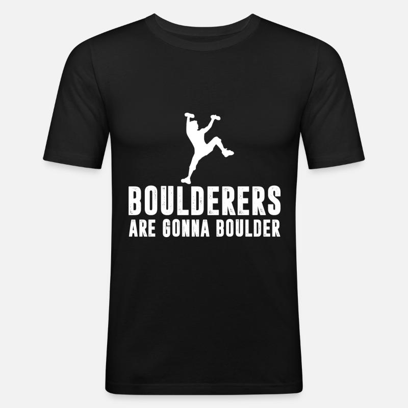 Bloc - T-shirt près du corps Homme - noir