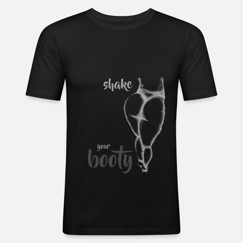 Shake your Booty - Men's Slim Fit T-Shirt - black