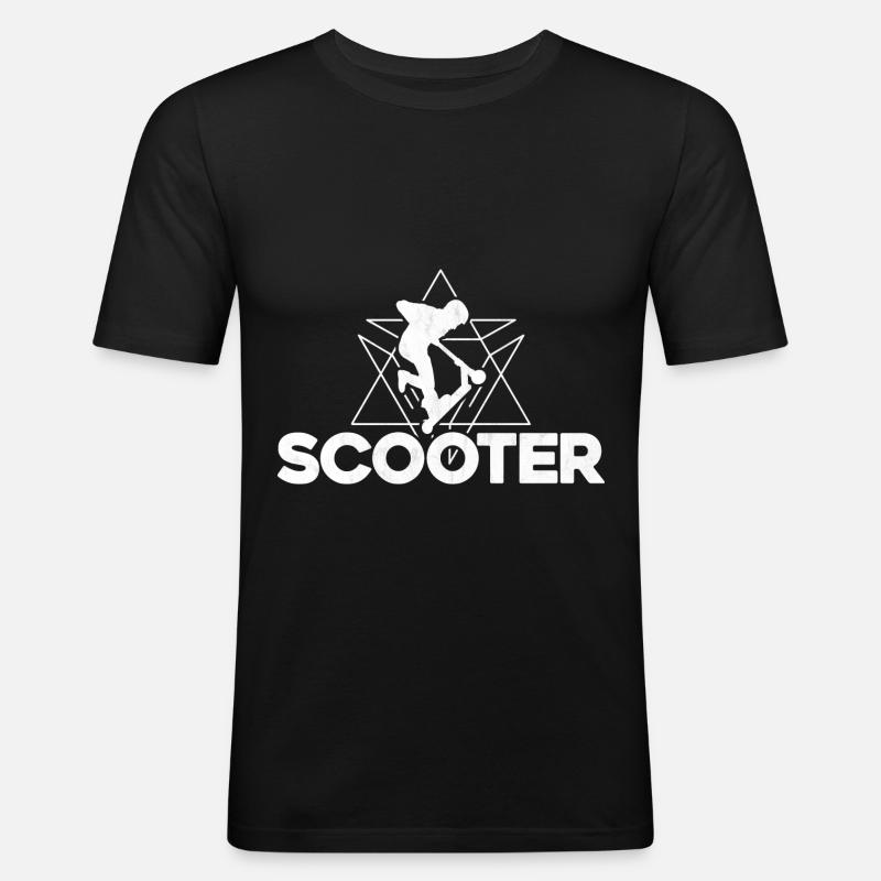 Scooter - Männer Slim Fit T-Shirt - Schwarz