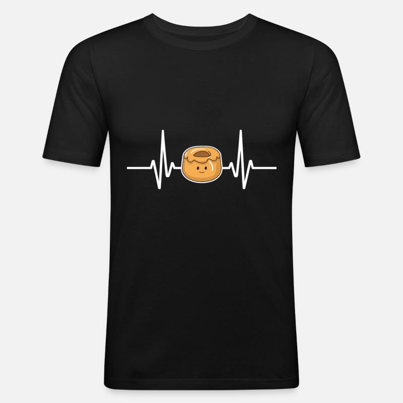 Yorkshire Pudding Geschenk - Männer Slim Fit T-Shirt - Schwarz